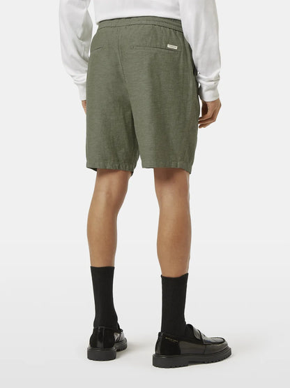 Fave Cotton-Linen Twill Bermuda