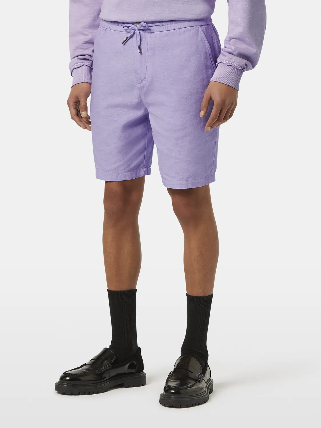 Fave Cotton-Linen Twill Bermuda