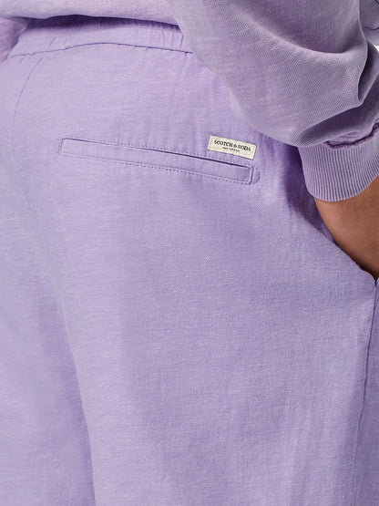 Fave Cotton-Linen Twill Bermuda