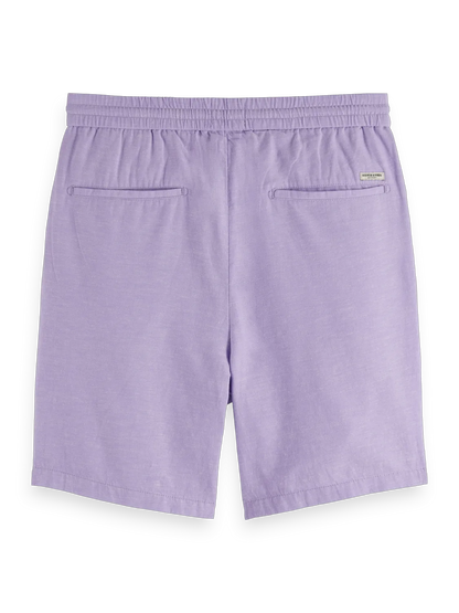 Fave Cotton-Linen Twill Bermuda