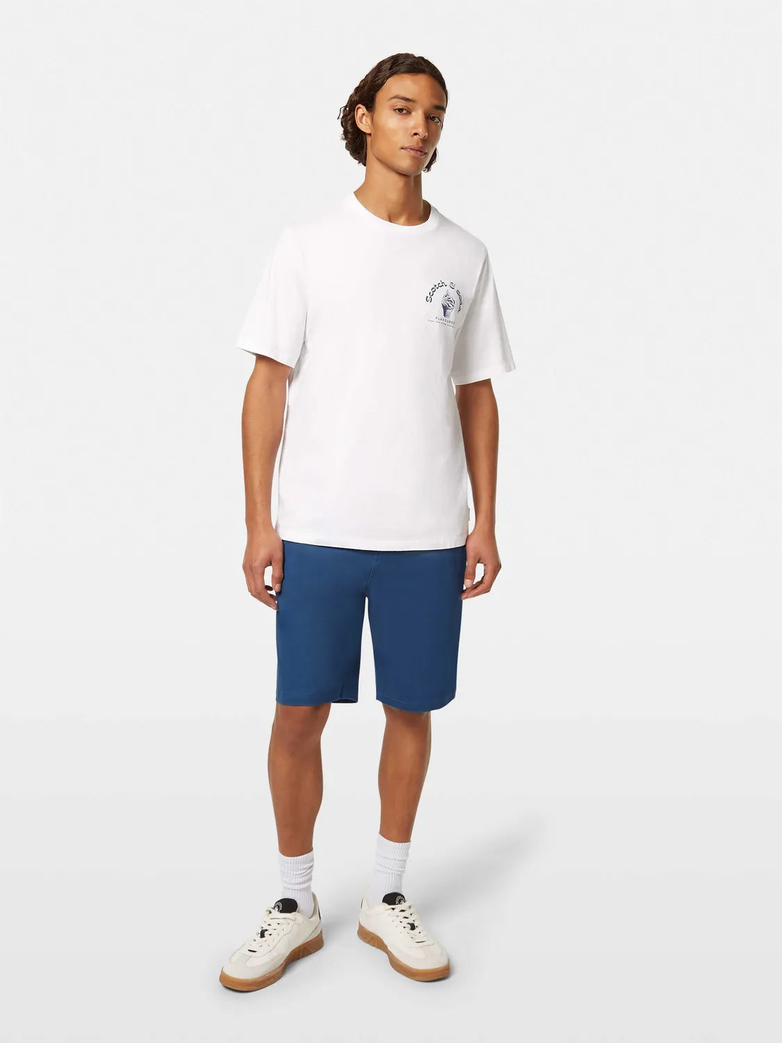Stuart Washed Cotton-Blend Twill Chino Short