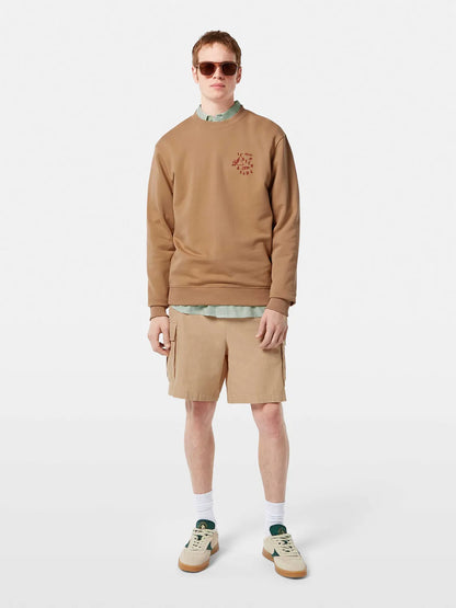 Relaxed-Fit Cotton-Linen Cargo Short