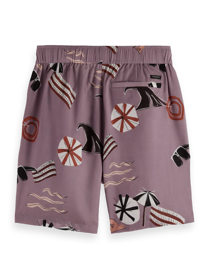 Fave Relaxed-Fit Printed Tencel Bermuda Short