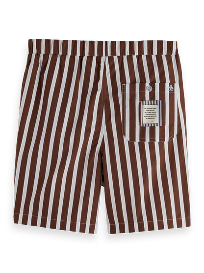 Fave Relaxed-Fit Striped Poplin Bermuda Short