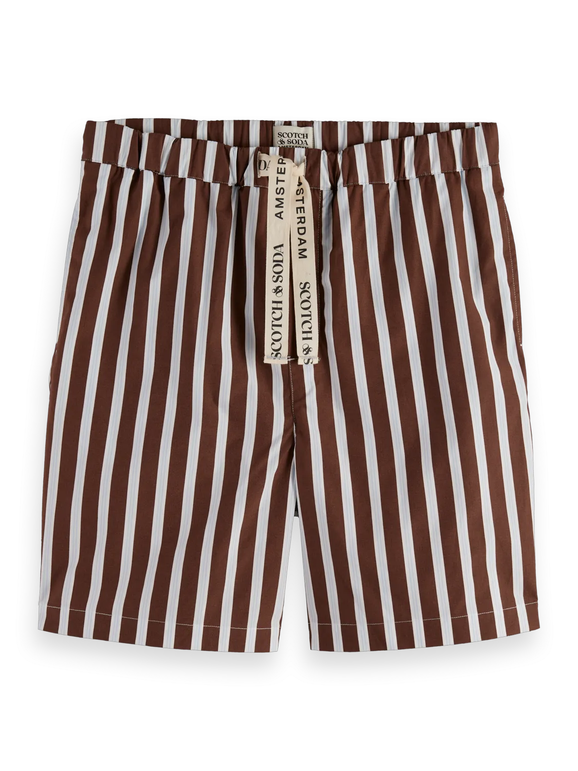 Fave Relaxed-Fit Striped Poplin Bermuda Short