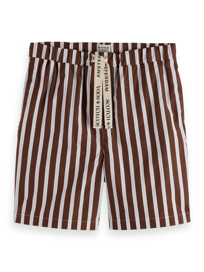 Fave Relaxed-Fit Striped Poplin Bermuda Short