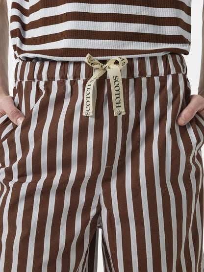 Fave Relaxed-Fit Striped Poplin Bermuda Short