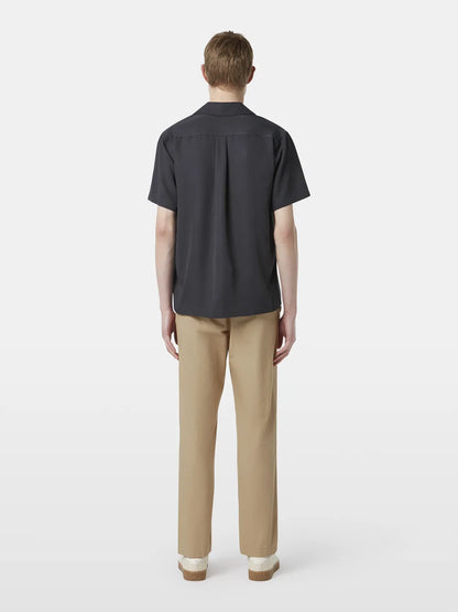 Regular-Fit Sateen Short Sleeve Shirt