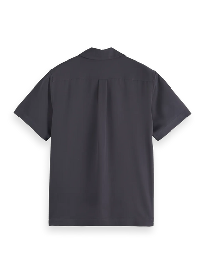 Regular-Fit Sateen Short Sleeve Shirt