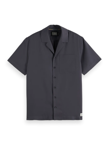 Regular-Fit Sateen Short Sleeve Shirt