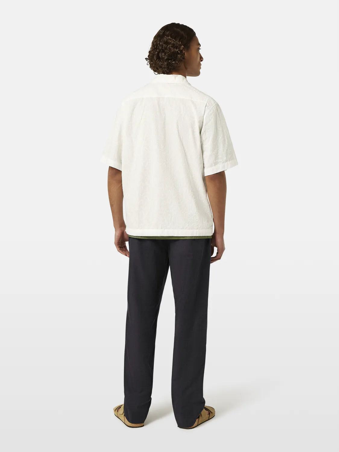 Embroidered Short Sleeve Relaxed-Fit Shirt