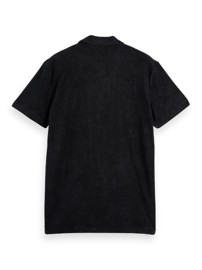 Short Sleeve Regular-Fit Terrycloth Shirt