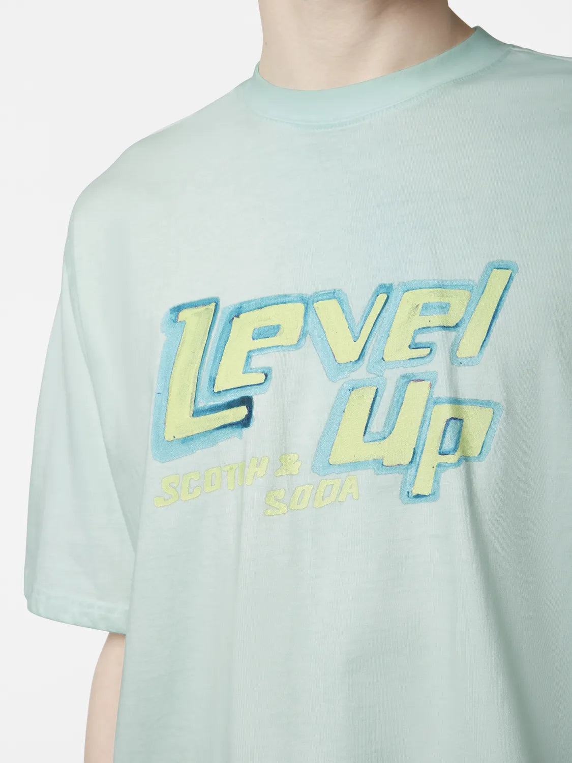 Loose-Fit Garment-Dyed Graphic T-Shirt