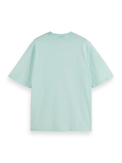Loose-Fit Garment-Dyed Graphic T-Shirt