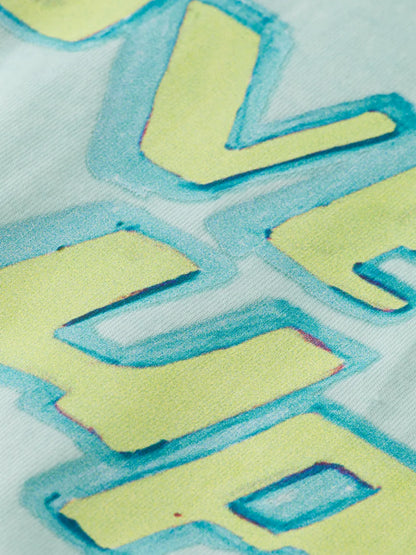 Loose-Fit Garment-Dyed Graphic T-Shirt