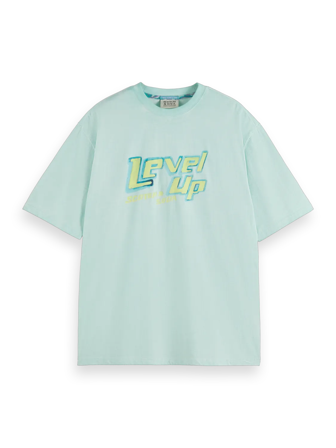 Loose-Fit Garment-Dyed Graphic T-Shirt