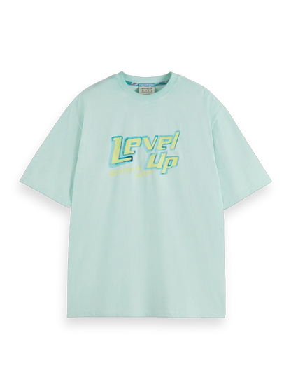 Loose-Fit Garment-Dyed Graphic T-Shirt