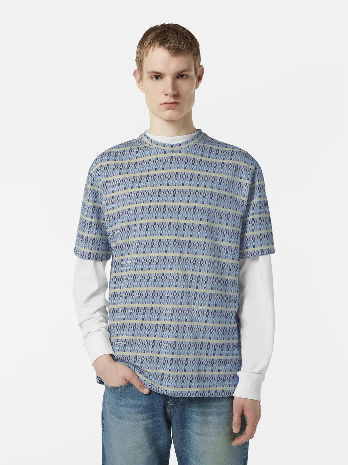 Relaxed-Fit Jacquard T-Shirt
