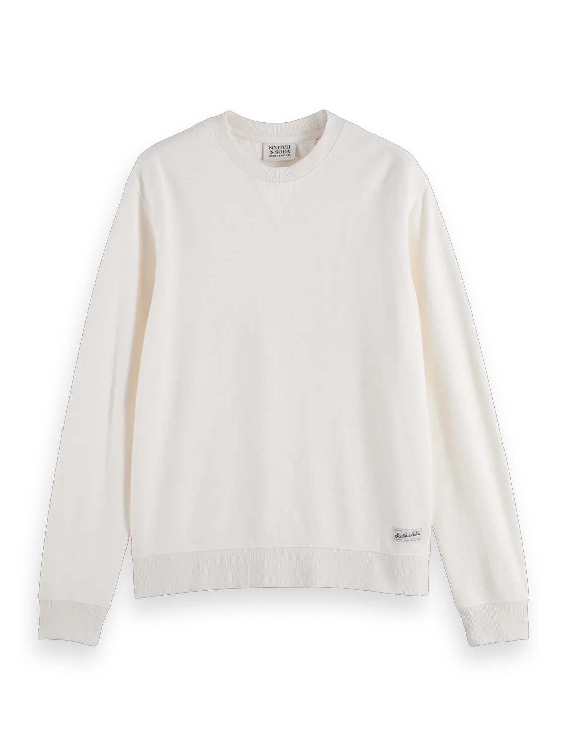 Regular-Fit Garment-Dyed Slub Sweatshirt