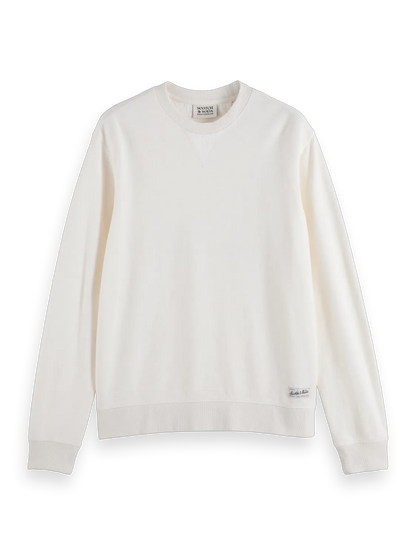 Regular-Fit Garment-Dyed Slub Sweatshirt