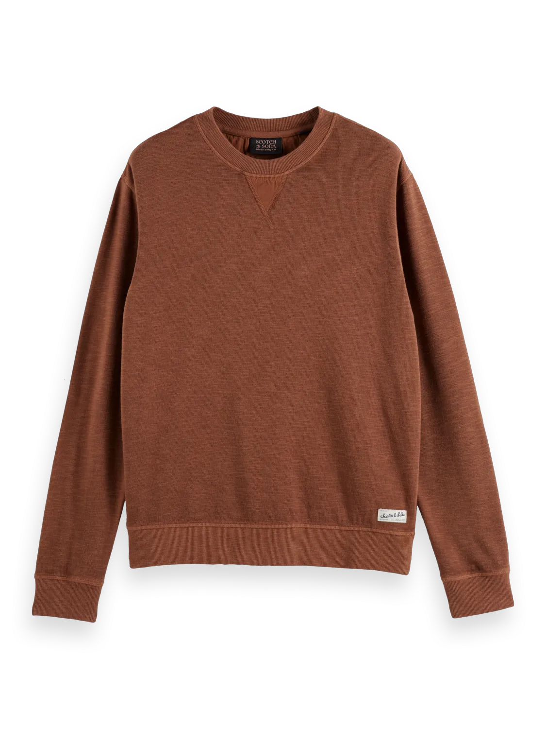 Regular-Fit Garment-Dyed Slub Sweatshirt