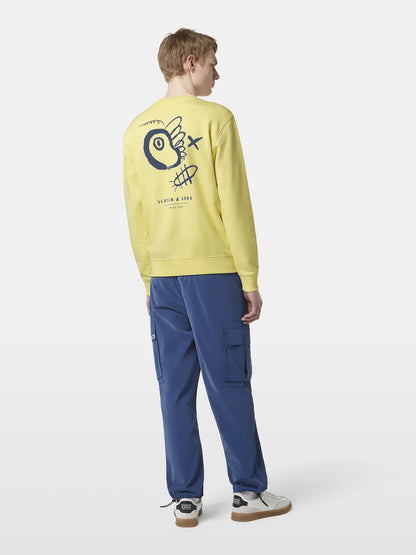 Regular Fit Printed Artwork Sweatshirt