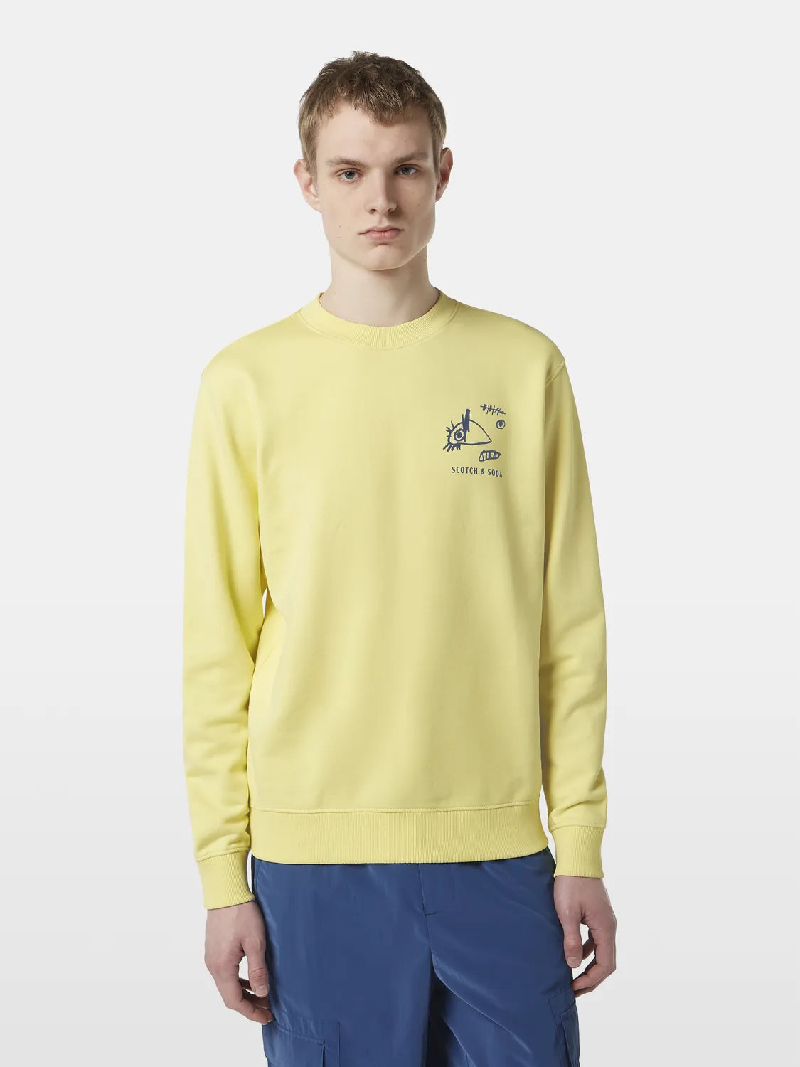 Regular Fit Printed Artwork Sweatshirt