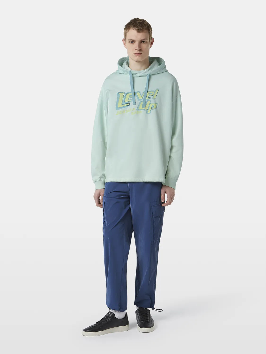 Loose Fit Garment-Dyed Hoodie
