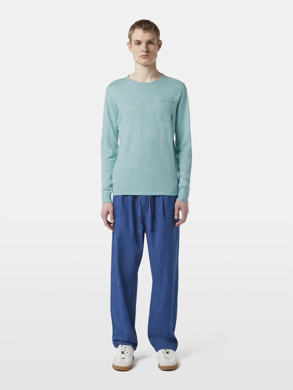 Linen-Blend Jumper
