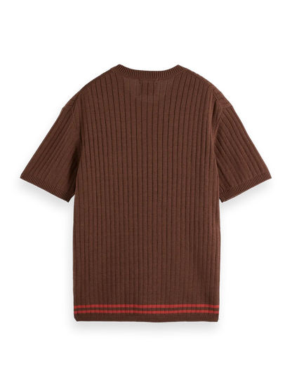 Structured Knit T-Shirt