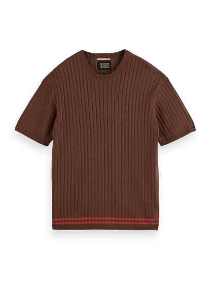 Structured Knit T-Shirt