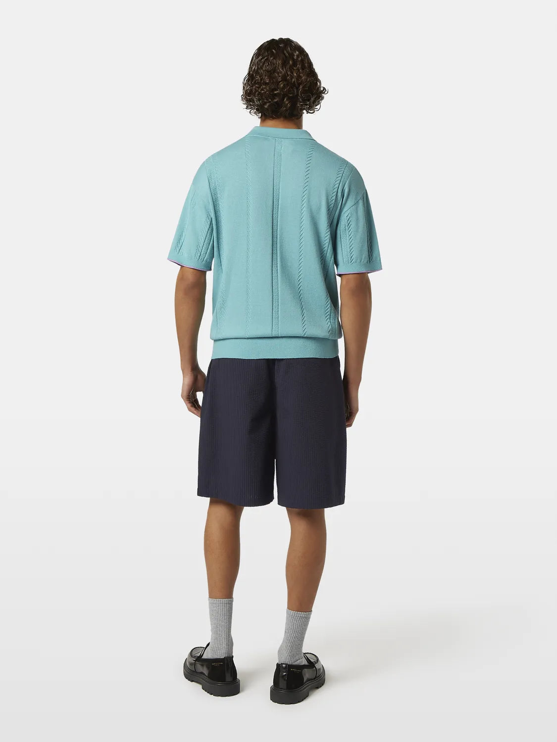 Relaxed Fit Knit Polo