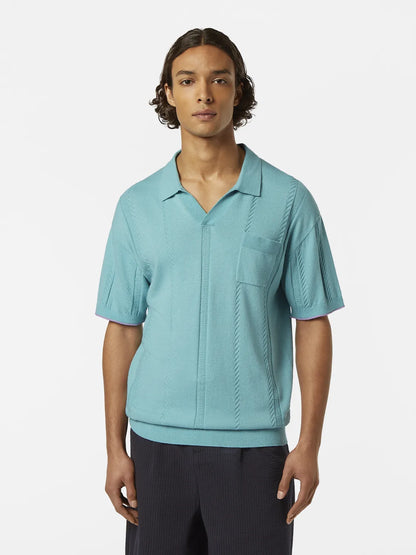 Relaxed Fit Knit Polo