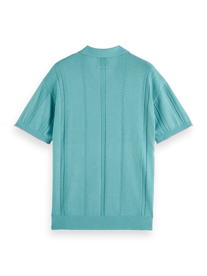 Relaxed Fit Knit Polo