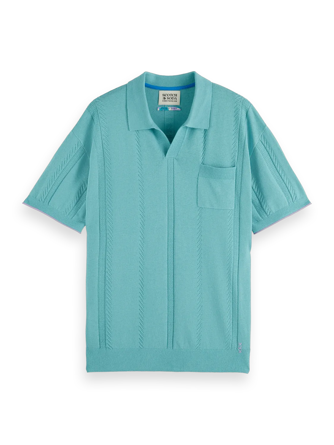 Relaxed Fit Knit Polo