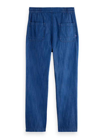Sporty Lightweight Denim Beach Pant