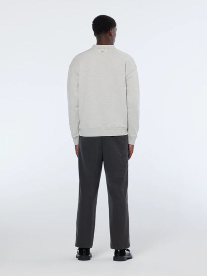 Pocket Detail Wide Fit Melange Chino