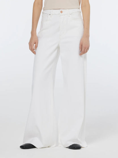 The Wave Wide Leg Jeans | Faded White