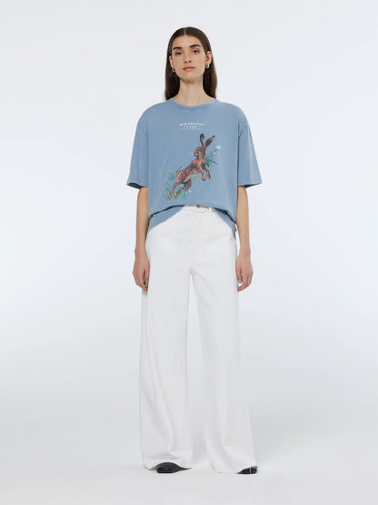 The Wave Wide Leg Jeans | Faded White