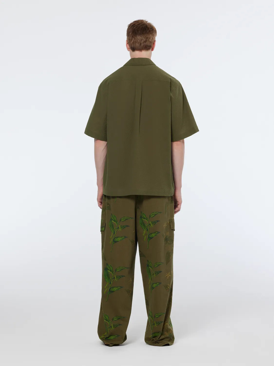 Daze Structured Printed Wide Fit Cargo Pant