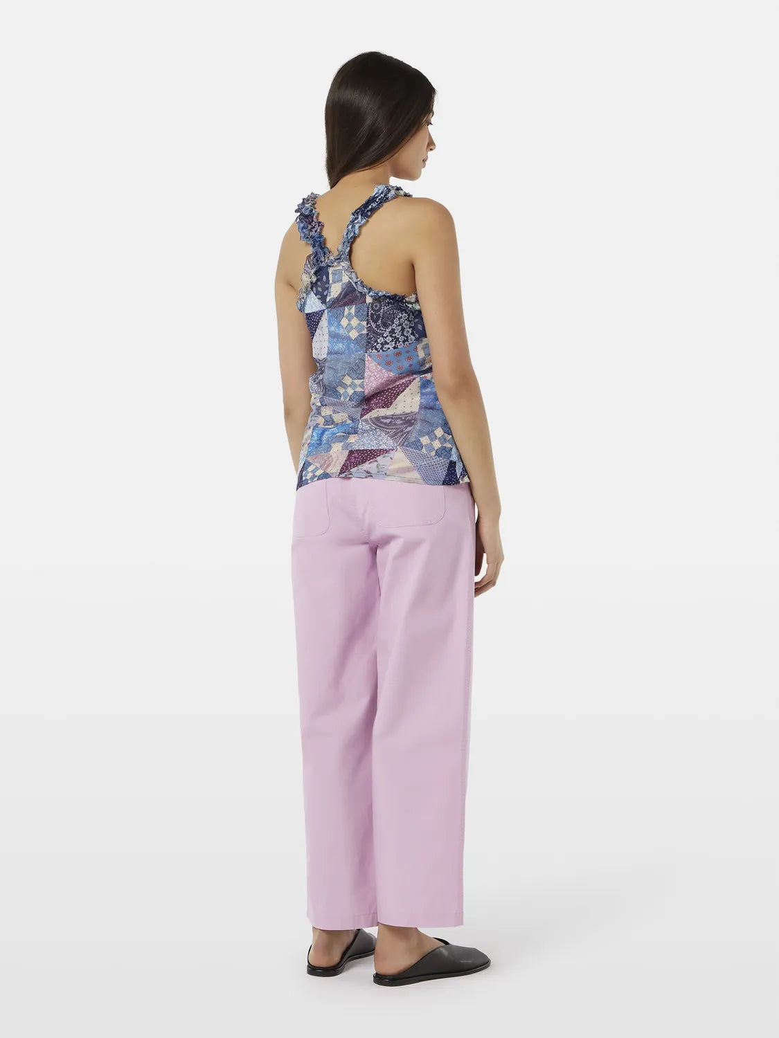 Ruffled Quilt Tank Top