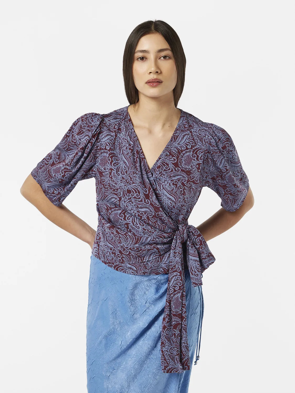 Jacquard Knotted Top