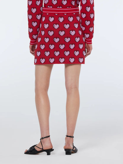 Scotch & Soda x Burton Morris Heart Printed Skirt