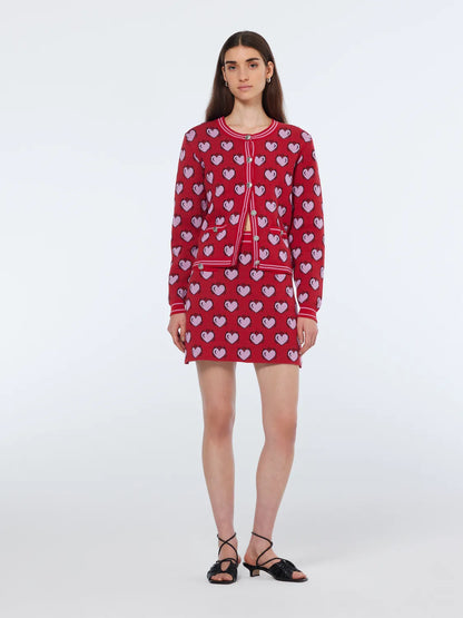Scotch & Soda x Burton Morris Heart Printed Skirt