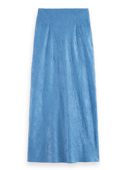 Crushed Satin Skirt