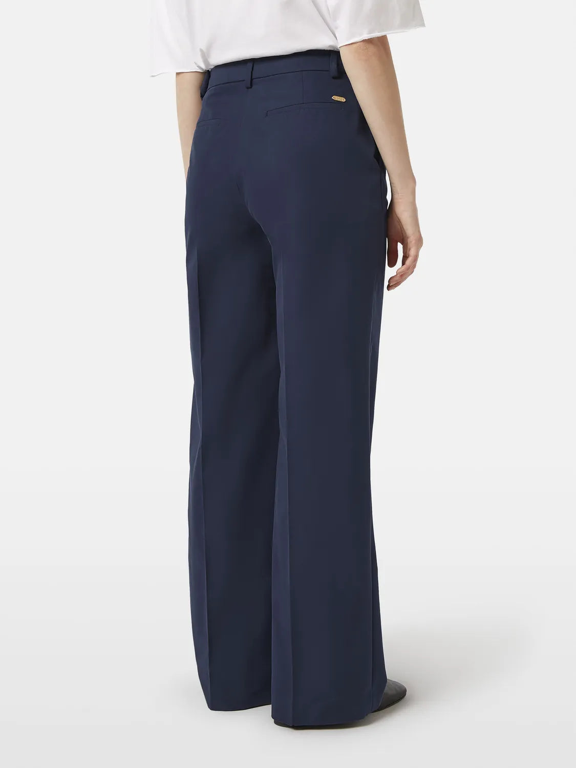Robyn Relaxed Tapered Leg Gabardine Twill Pant