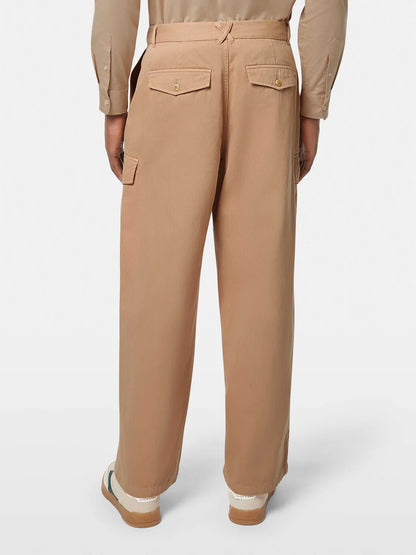Daze Garment-Dyed Herringbone Cargo Pant