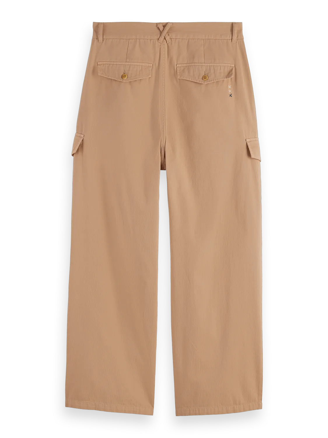 Daze Garment-Dyed Herringbone Cargo Pant