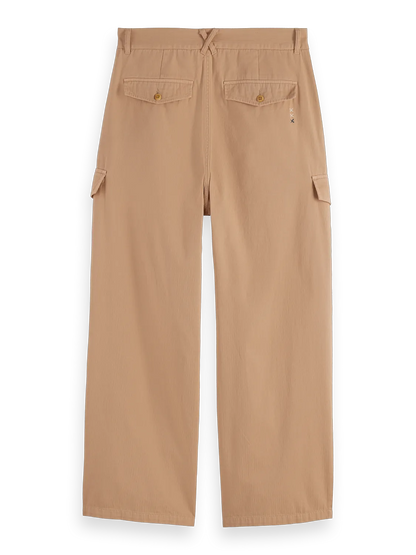 Daze Garment-Dyed Herringbone Cargo Pant