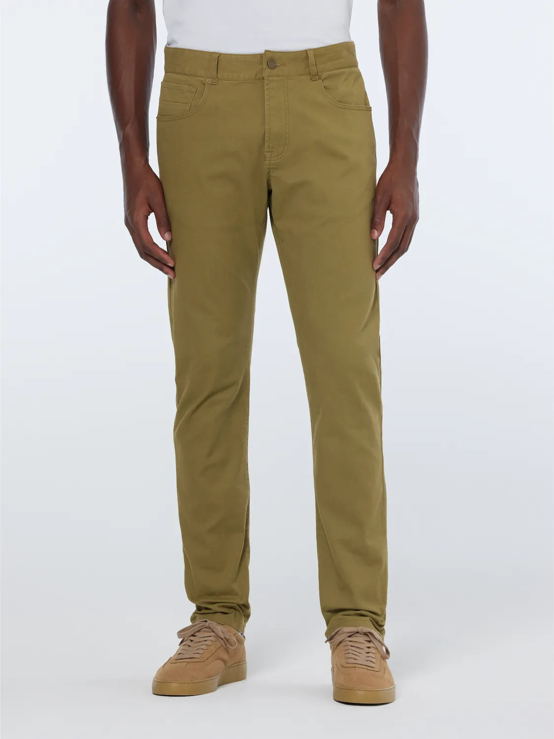 Ralston Washed Cotton Blend Chino Pant